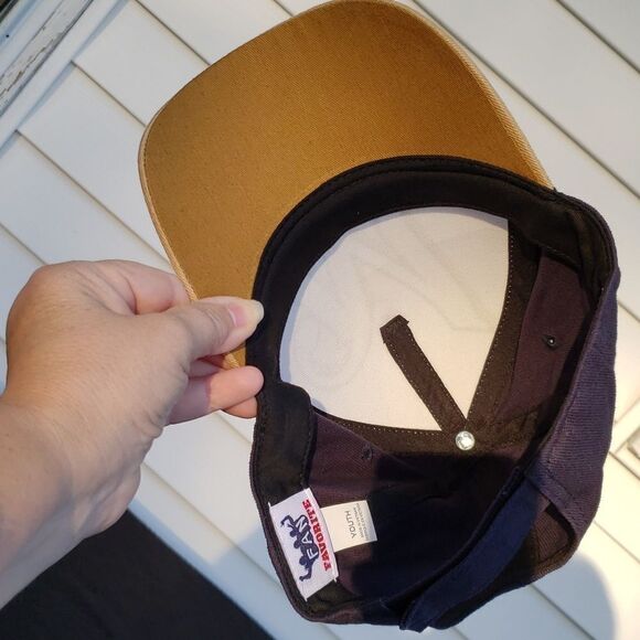 EUC Youth Size Milwaukee Brewers Baseball Cap Hat Velcro Back for Sizing - Picture 2 of 10